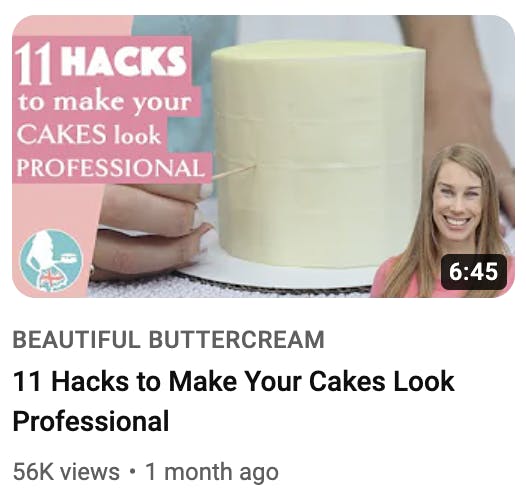cake hacks thumbnail