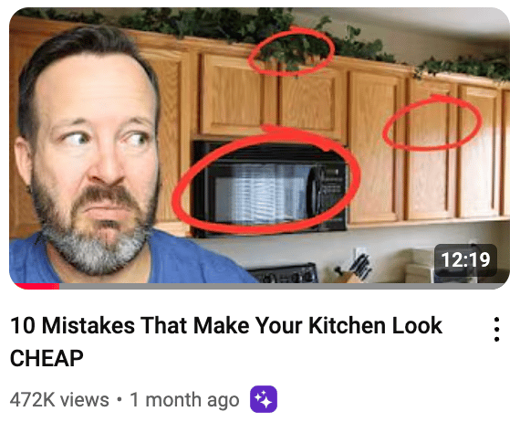 kitchen mistakes