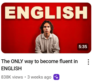 man speaking English