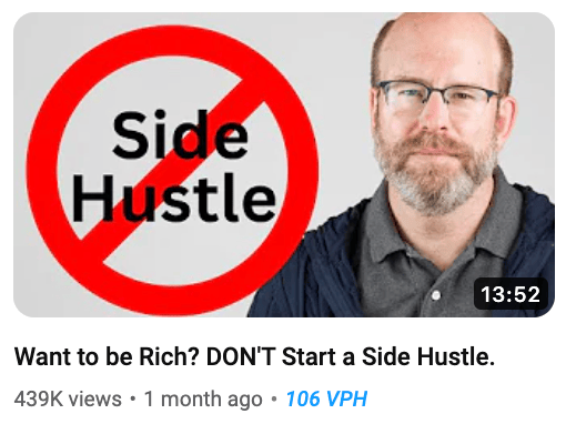 side hustle thumbnail