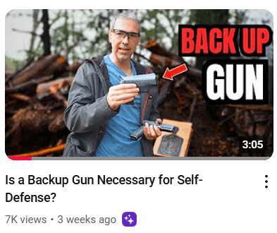 back-up gun
