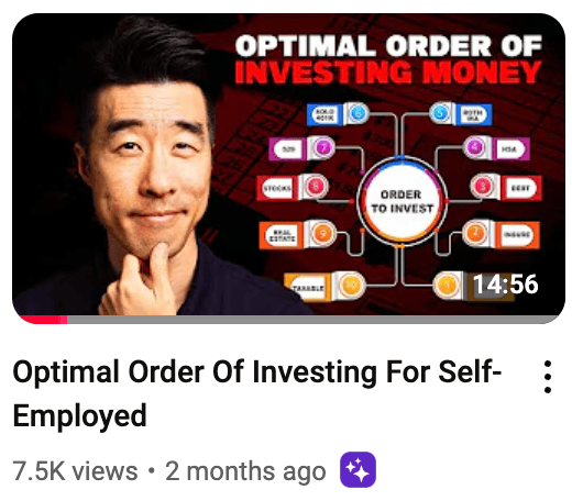 order to invest