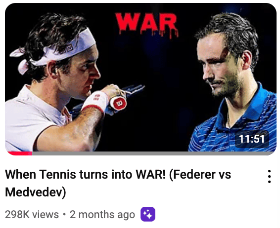 tennis turns to war thumbnail