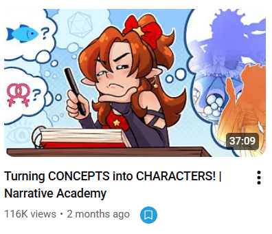 character thinking