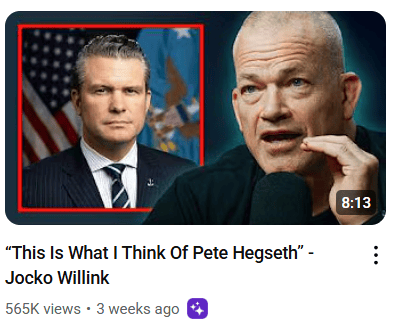 Pete Hegseth and Jocko Willink