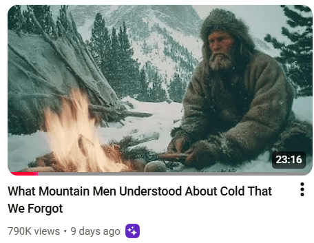 man in mountains