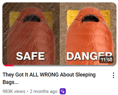 2 sleeping bags
