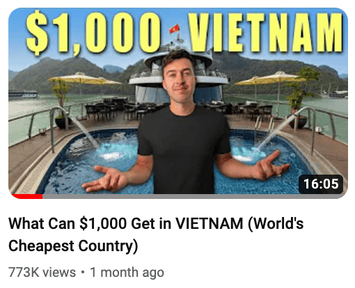 $1000 in Vietnam