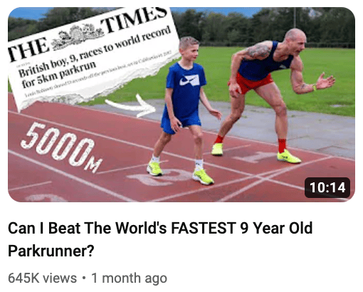 world fastest 9 year old thumbnail