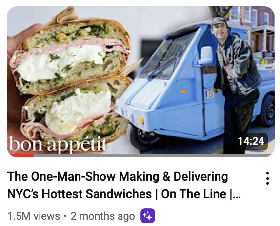 one man sandwich show thumbnail