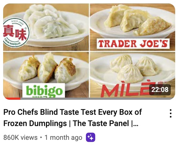 pro chef blind taste test