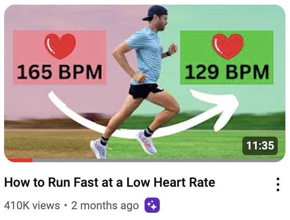 run fast low heart rate thumbnail