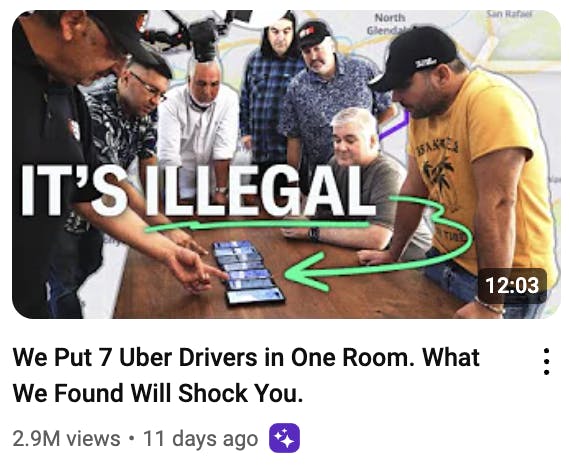 uber driver thumbnail