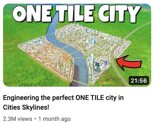 one tile thumbnail