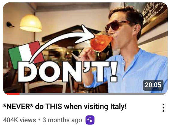 visiting Italy thumbnail