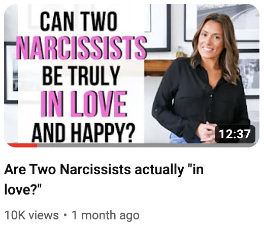 narcissist love thumbnail