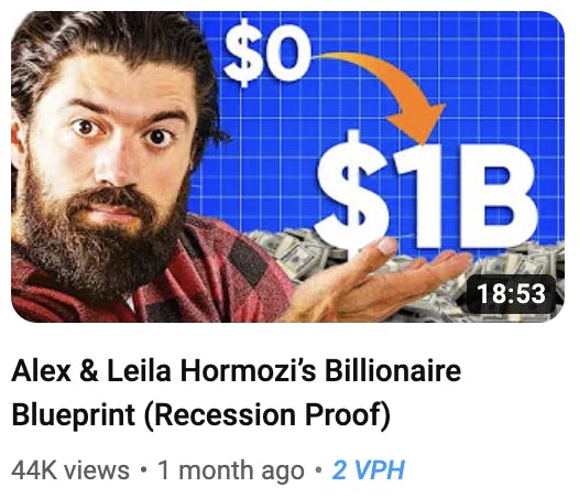 billionaire blueprint thumbnail