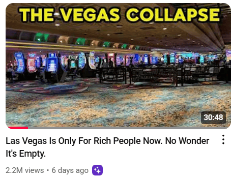 empty Vegas casino