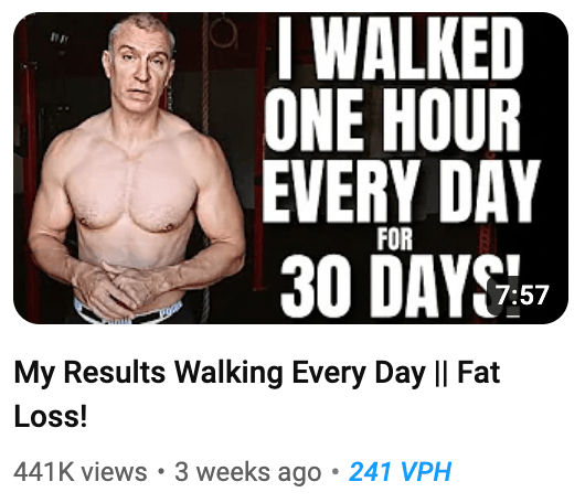 walking results thumbnail