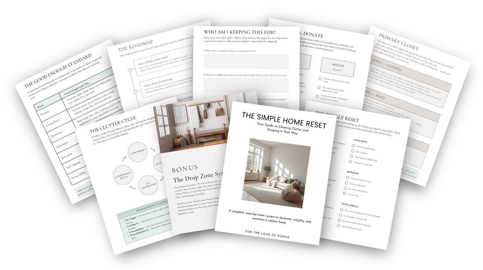 The Simple Home Reset Declutter Guide