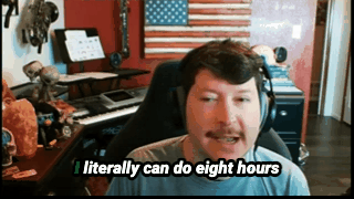 I literally can do eight hours of work in about three hours, and like, nobody believes me until they see my output