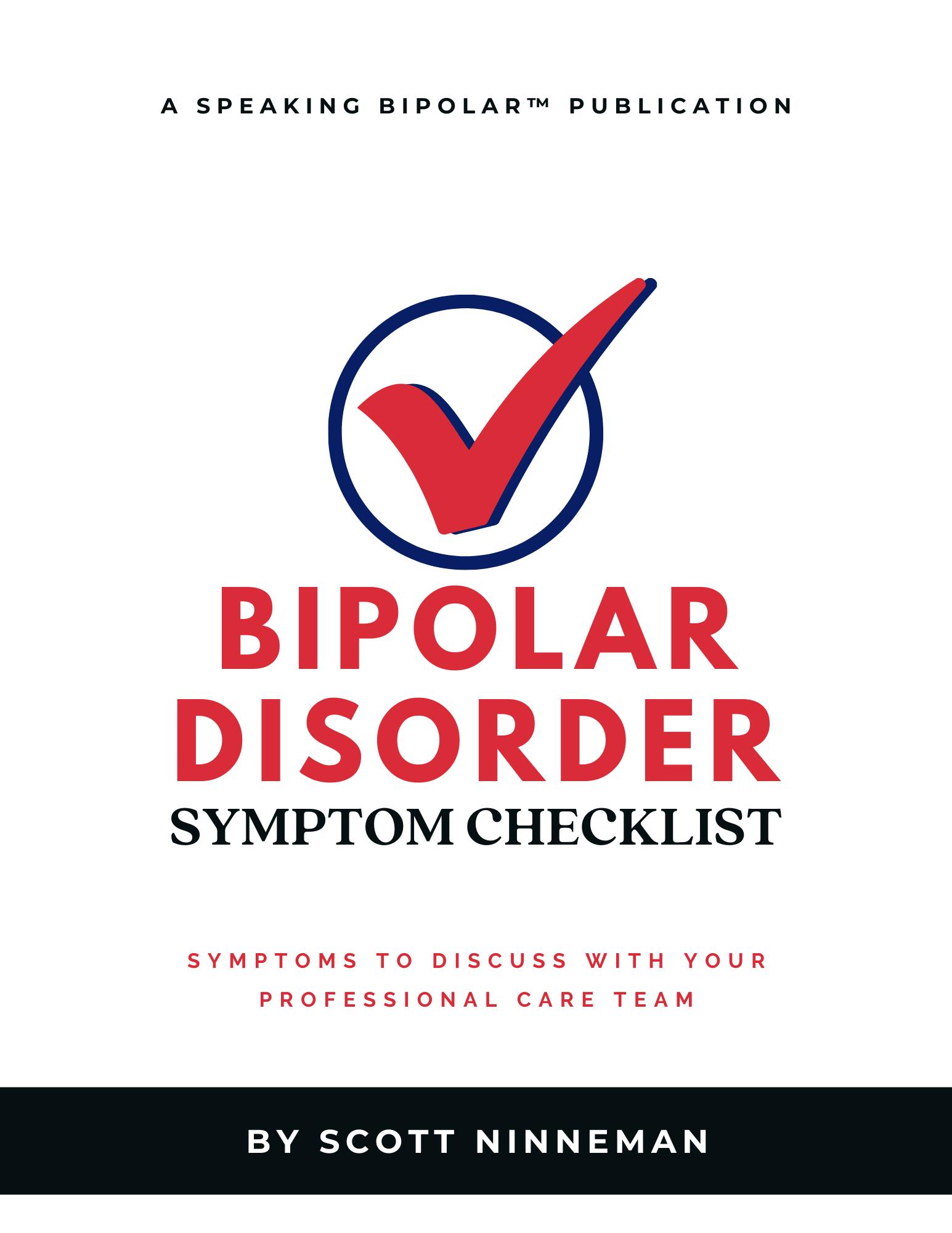 Bipolar Disorder Symptom Checklist