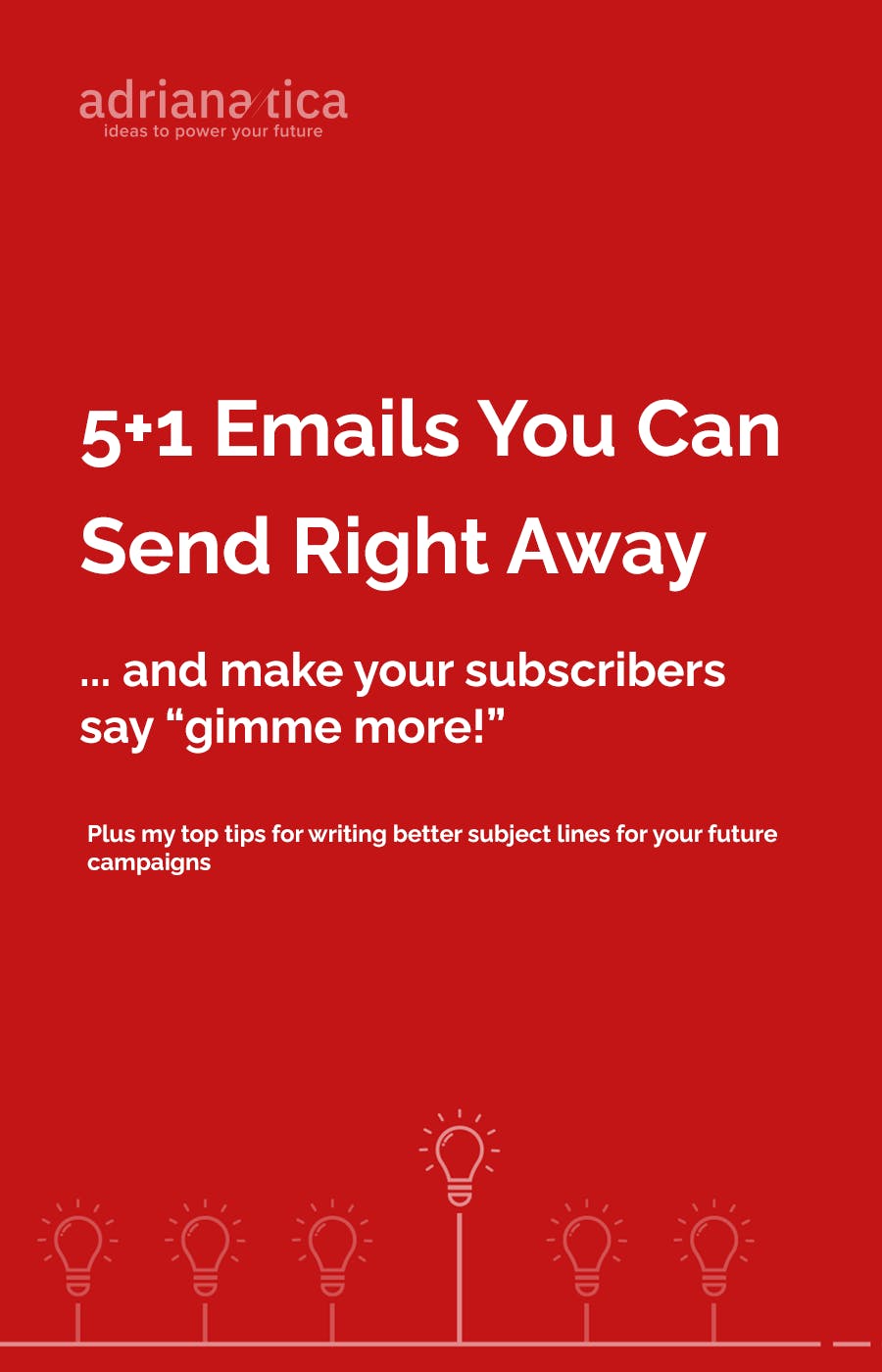 Your Turnkey Launch Email Sequence: 5+1 Emails You Can Send Right Now