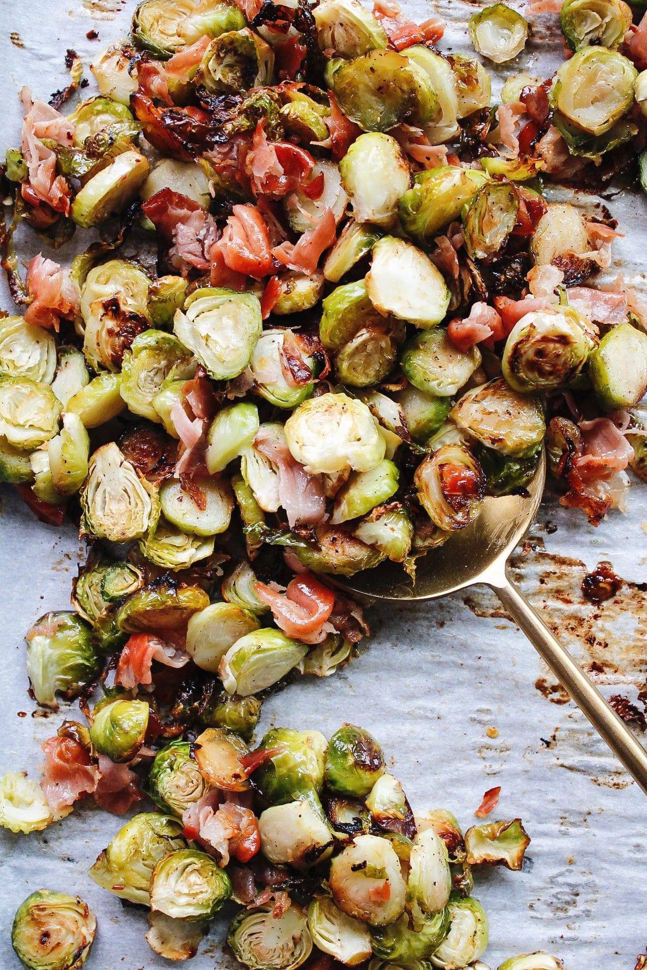 brussel sprouts with prosciutto
