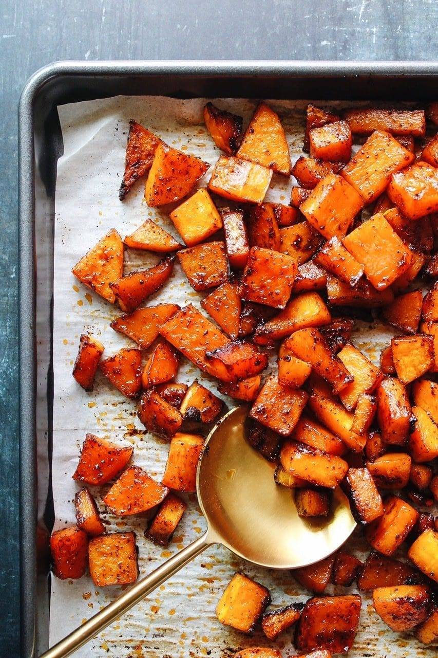 sweet and spicy butternut squash
