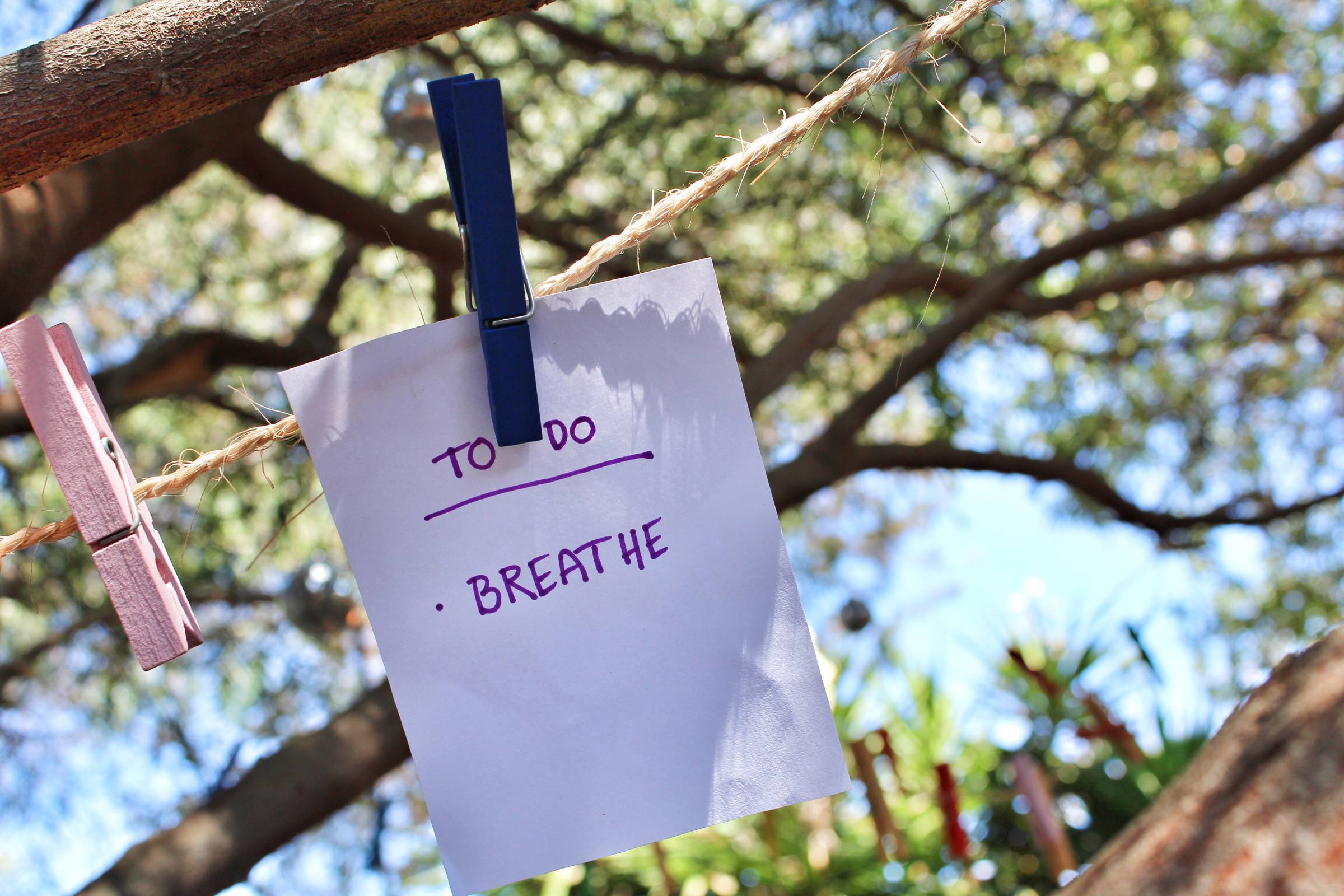To do: breath
