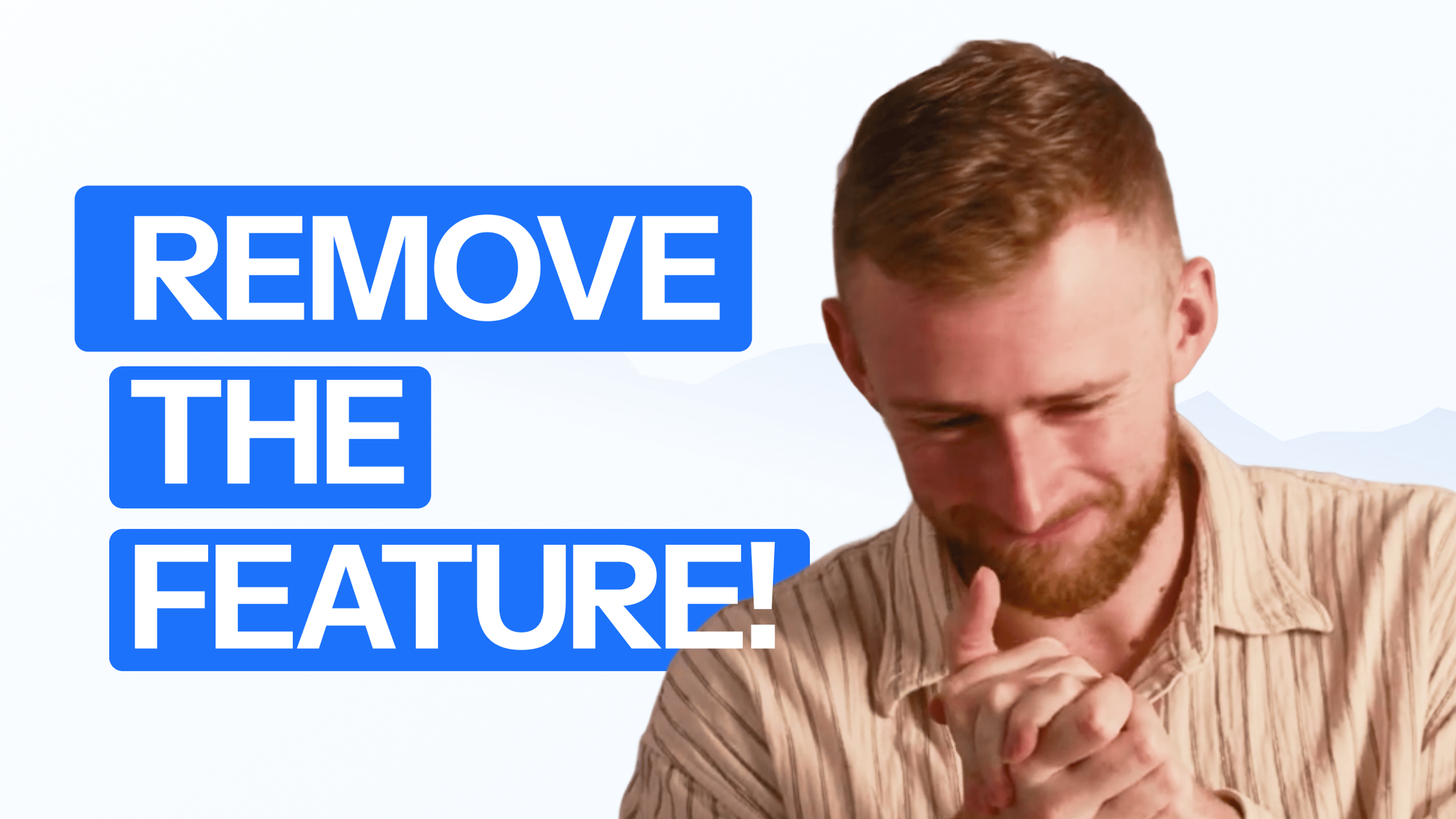 remove the feature in your app