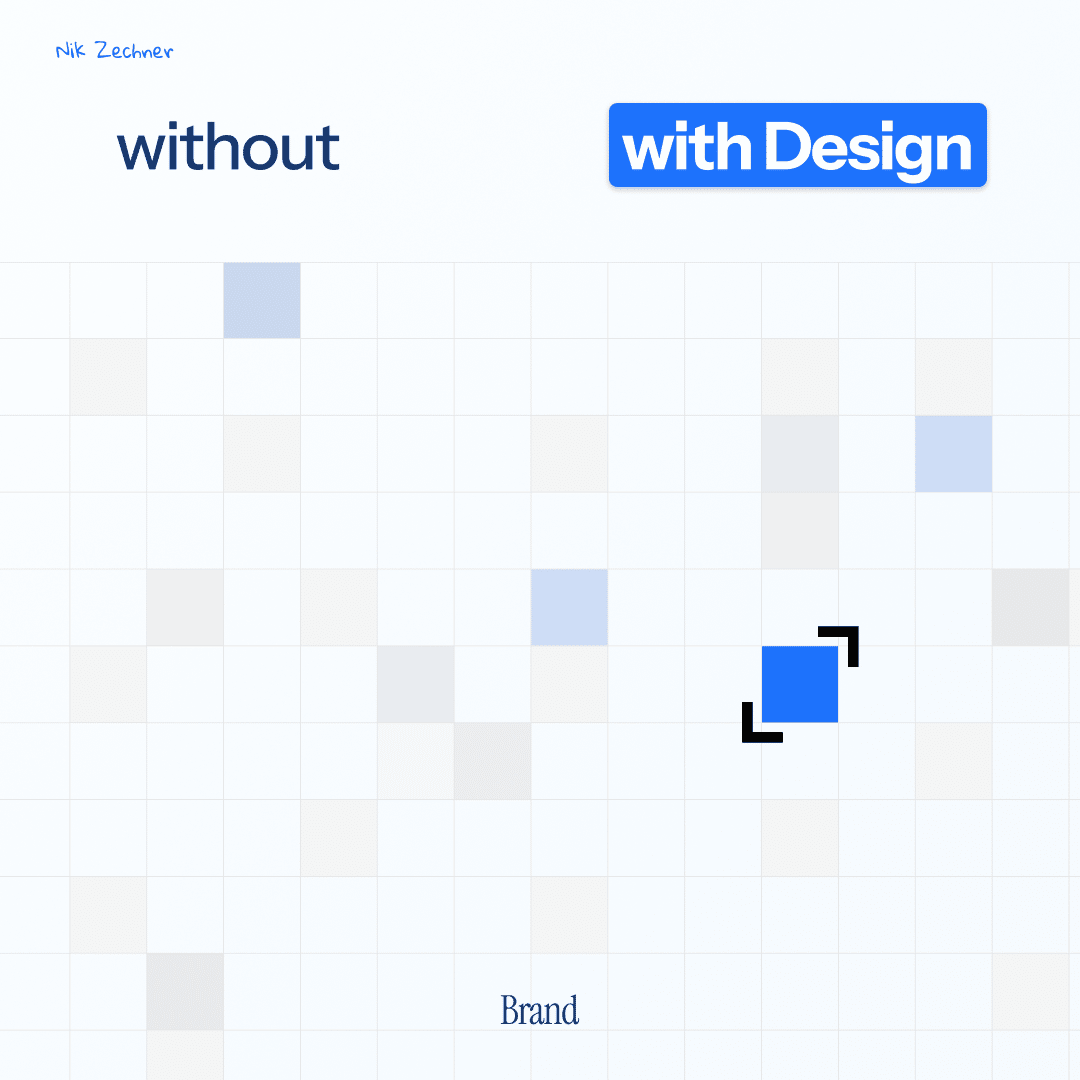 with and without design