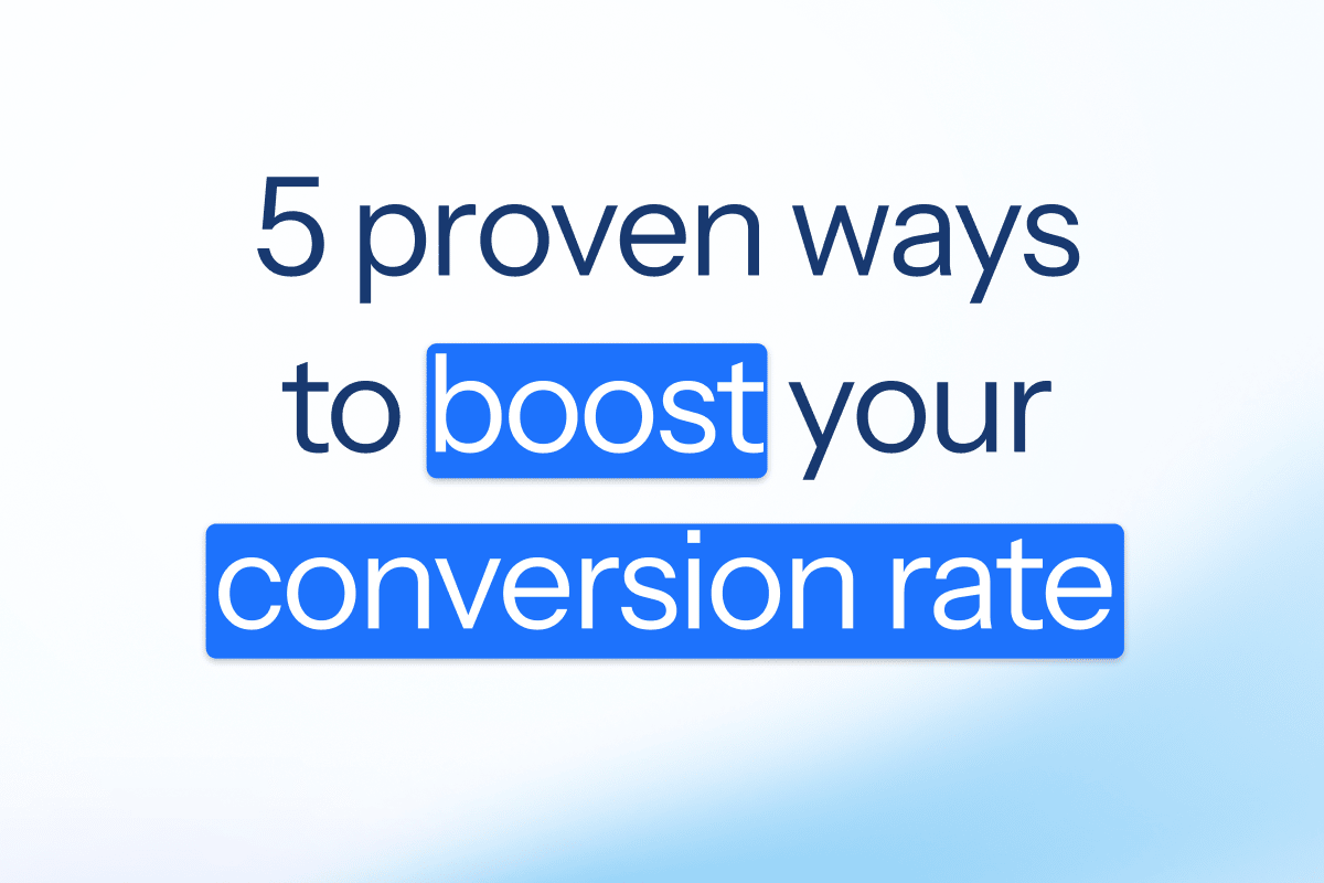 boost your conversion rate