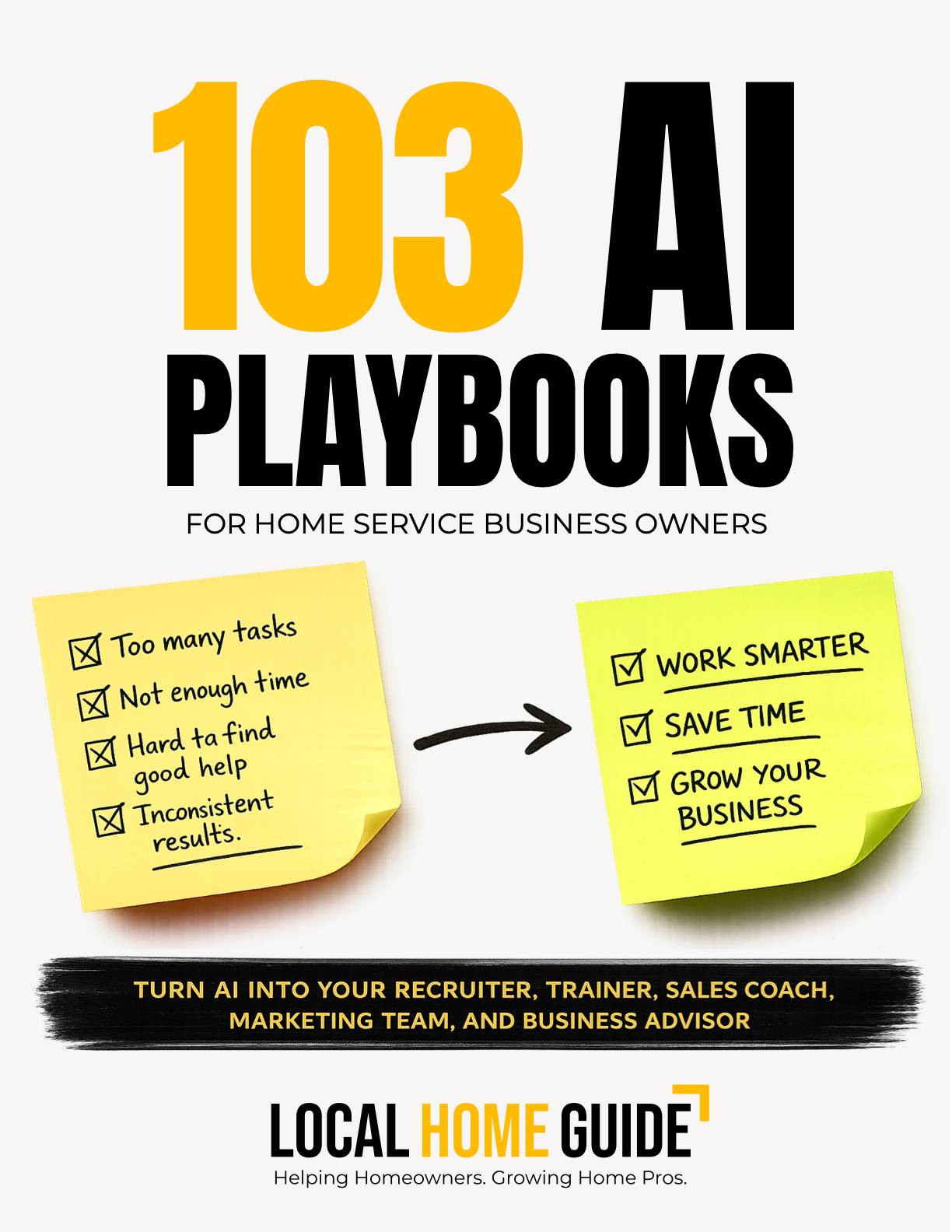 103 AI Playbooks for Home Service Business Owners