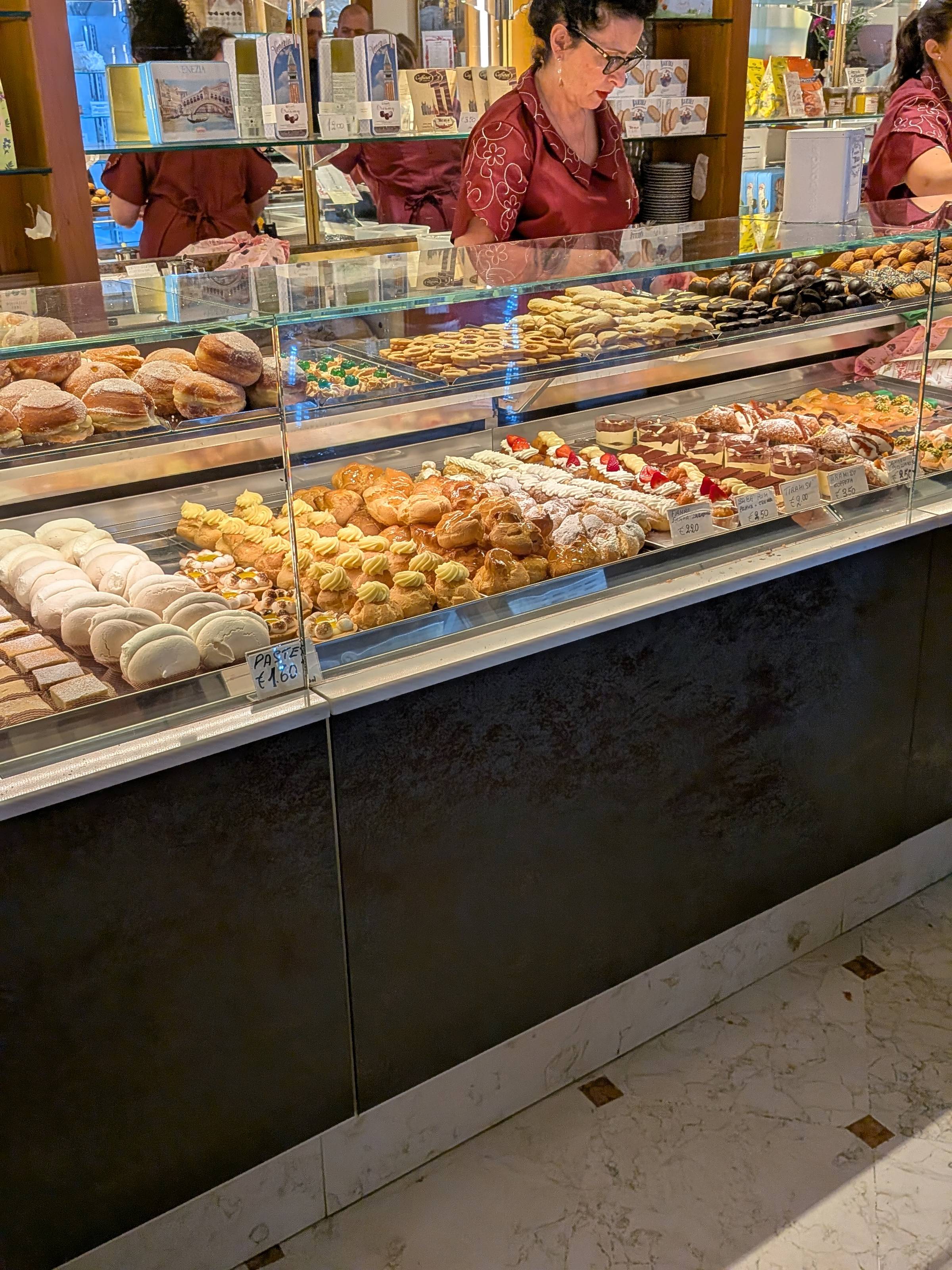Venice pastry shop.