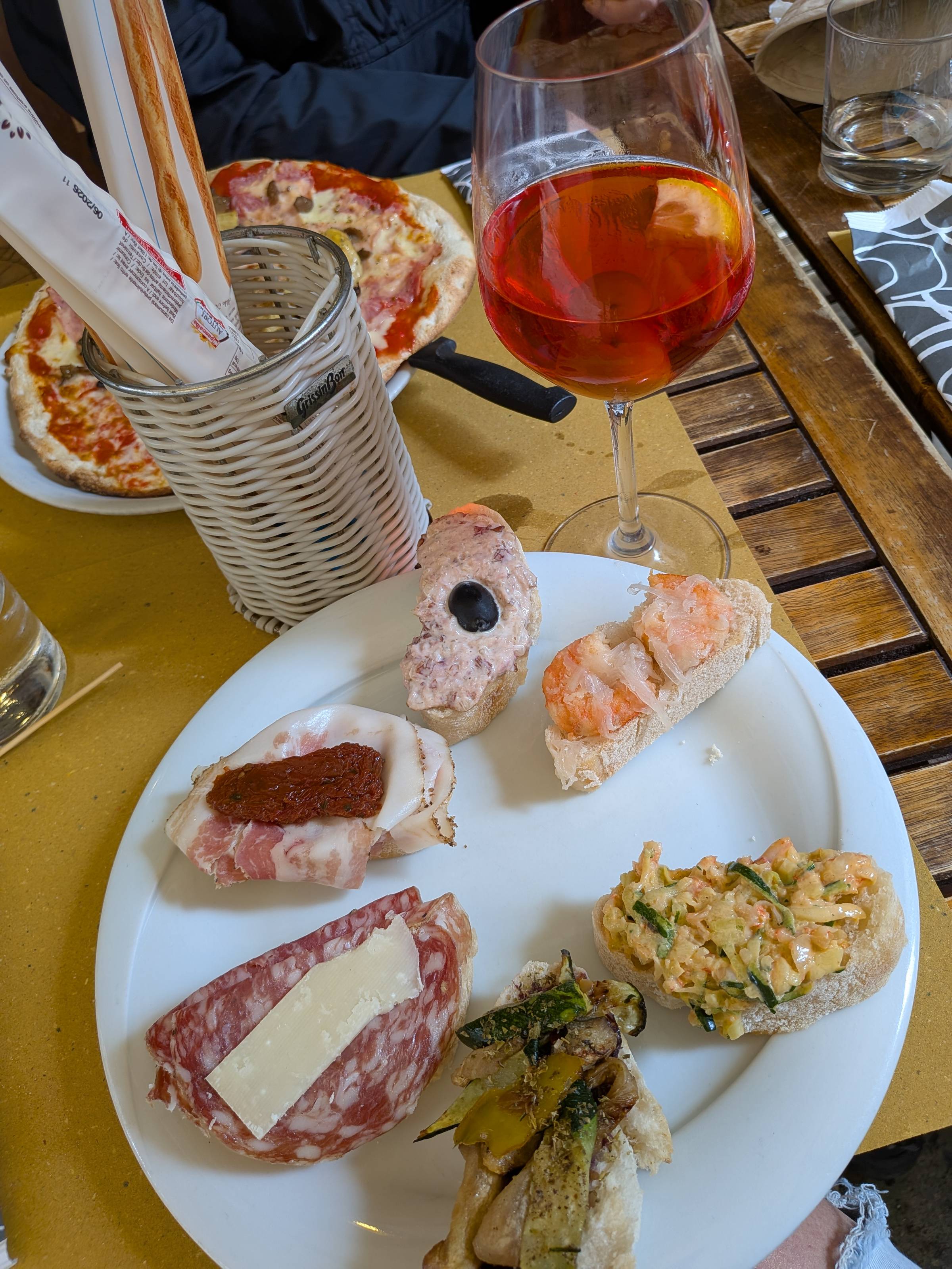 Cicchetti and Select Spritz