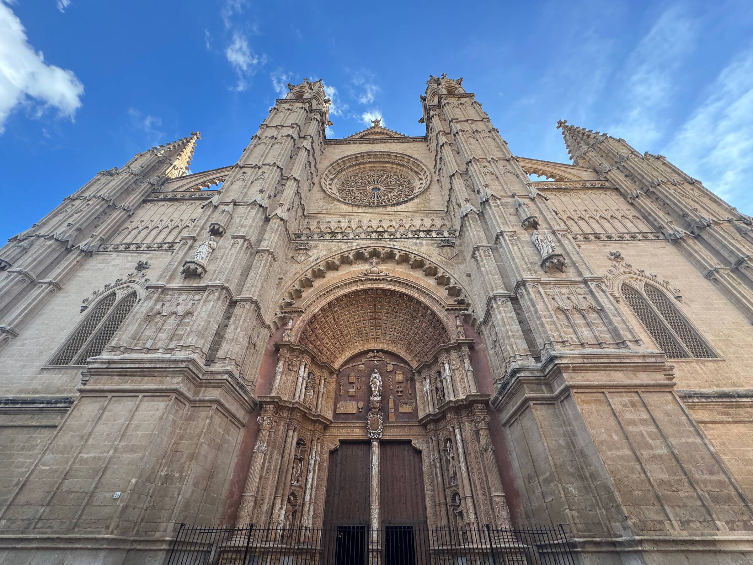 Facade of Palma de Mallorca Cathedral