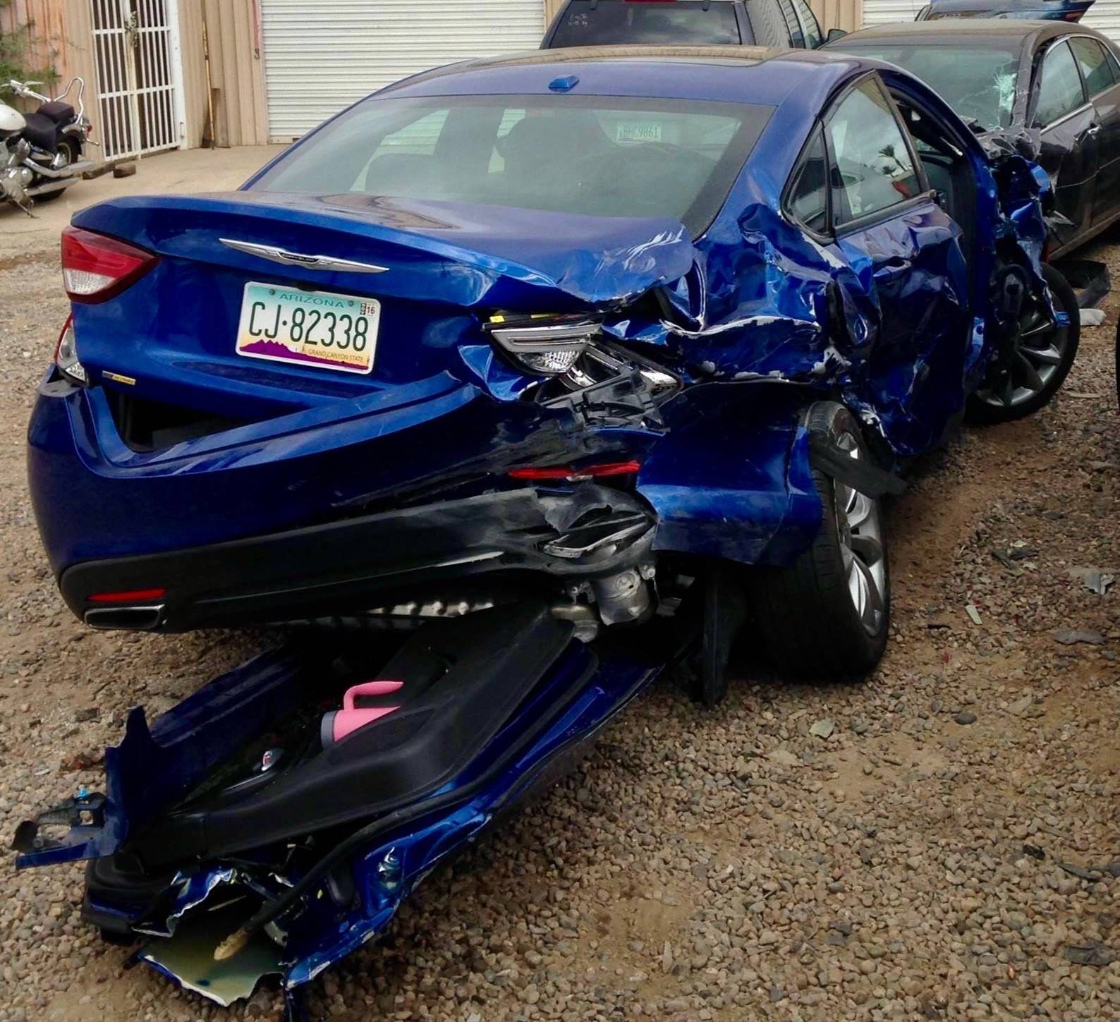 Totaled 2015 Chrysler 200