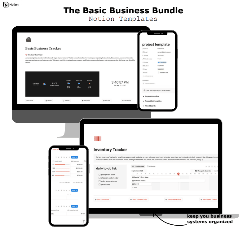 The Basic Business Bundle