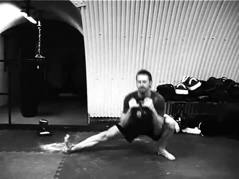Kettlebell Cossack Exercise