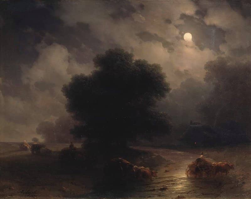 Night in Ukraine by Ivan Aivazovsky