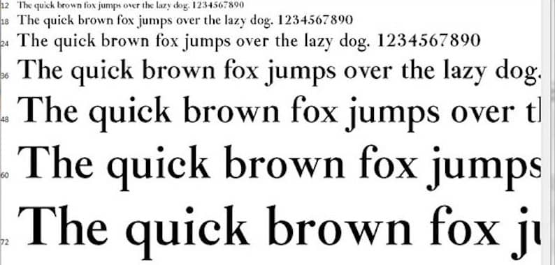 The quick brown fox as display font test