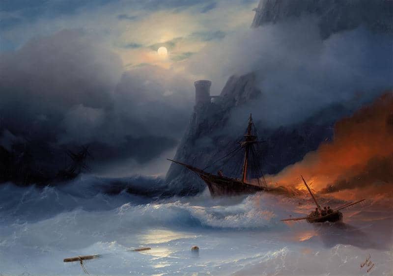 The Tempest 1855 Ivan Aivazovsky