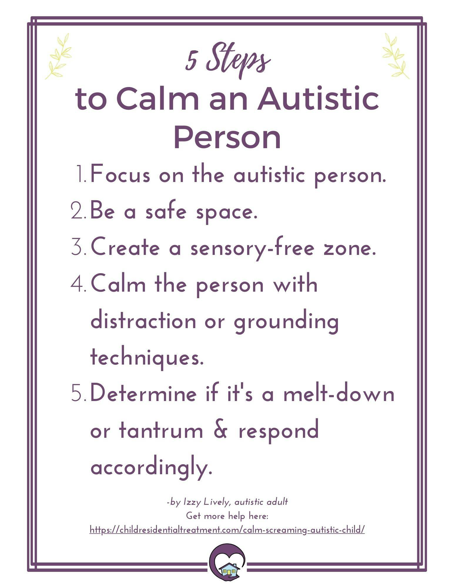 What not to do with autistic child?