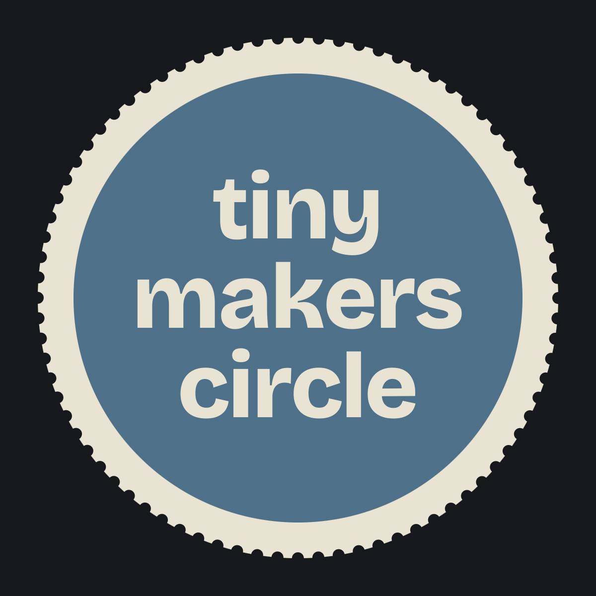 tiny makers circle logo