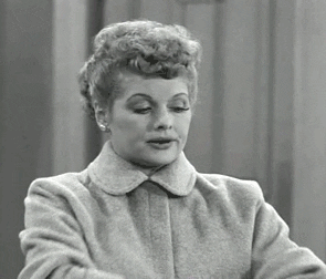 Lucille Ball Giphy disappointed