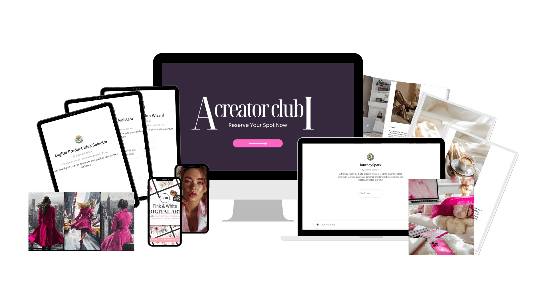 Digital product mockup
