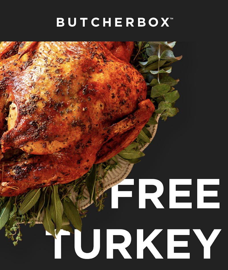 free butcher box turkey