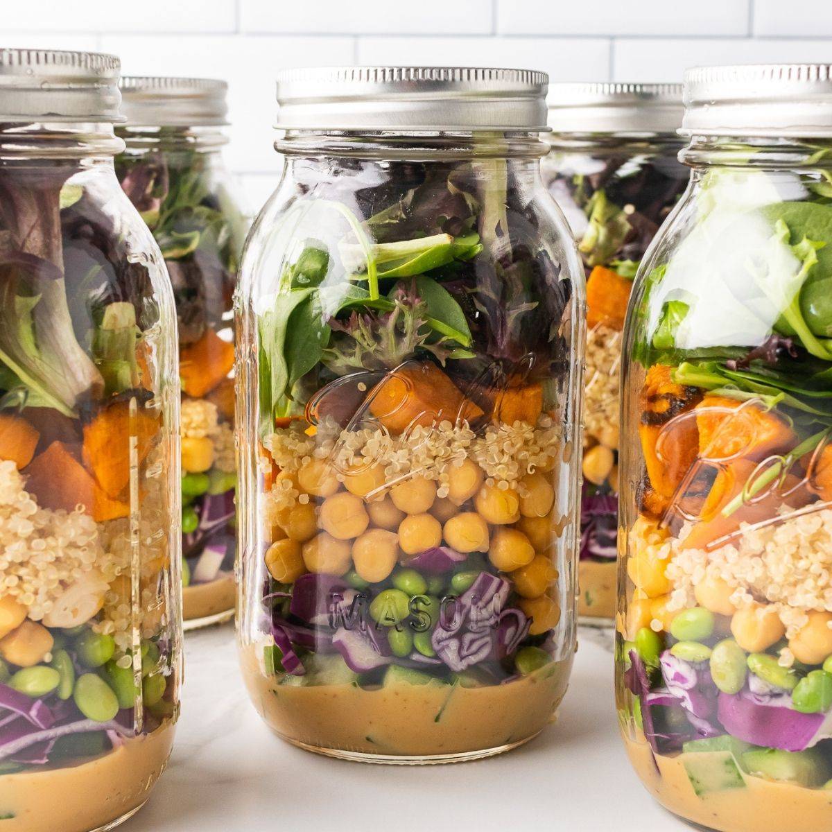 mason jar salads