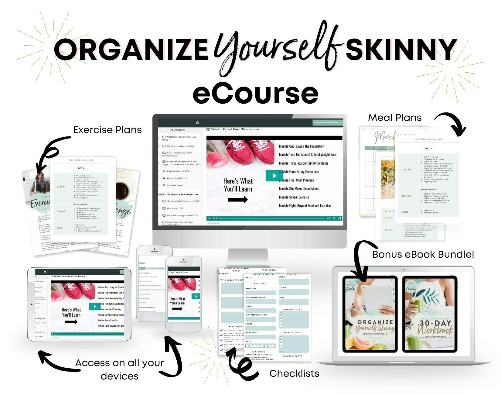 Organize Yourself Skinny eCourse